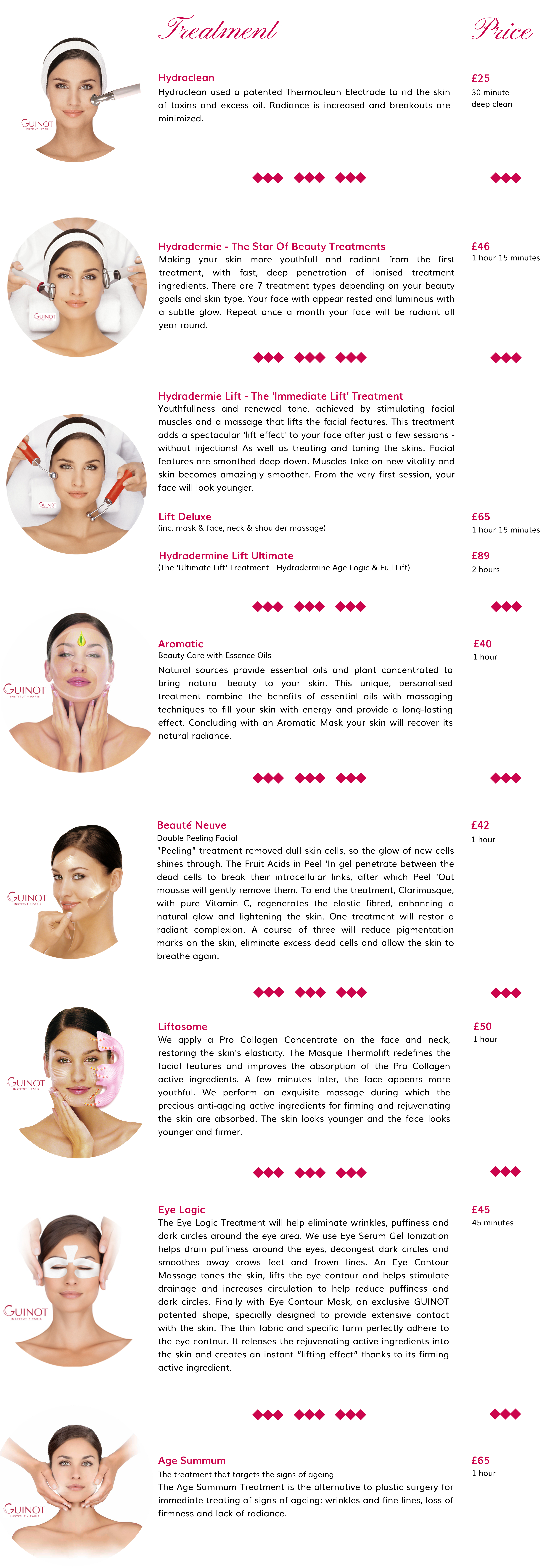 Guinot Price List-main